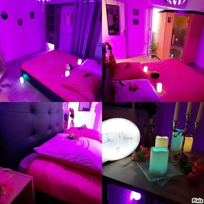 ביסקארוס Luxe Sauna Privatif Et Grand Bain Jacuzzi A Deux A Biscarosse Plage Pour Nuit Romantique Avec Decoration Led Et Bougies מראה חיצוני תמונה